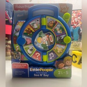 Fisher-Price . Little People See N' Say World of Animals . Toddler to Preschool